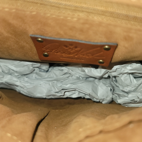 Patricia Nash Tooled Flap Tursi (Sand) Crossbody - Picture 4 of 6